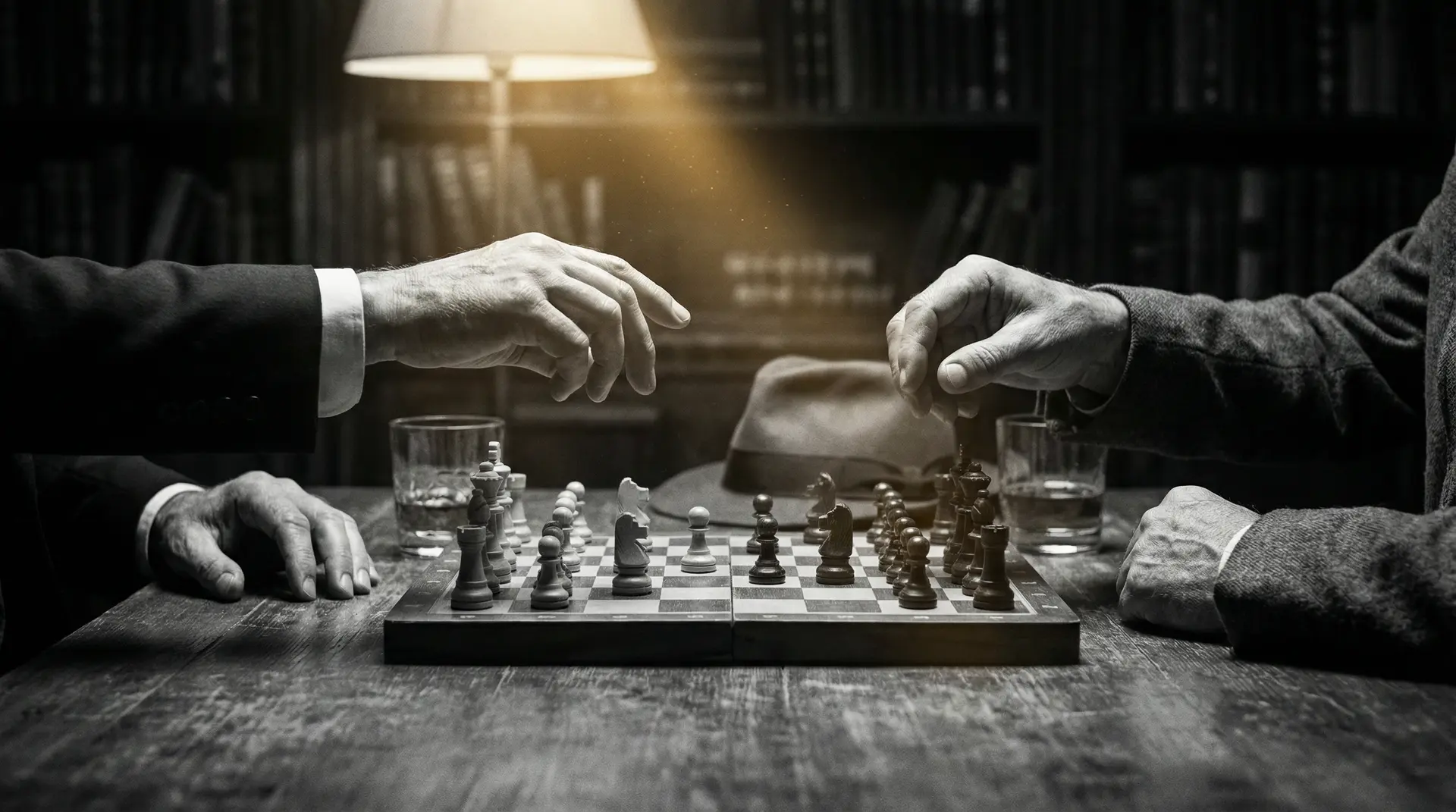 韩国伦理爱的色放 艺术探索系列 - 非线性叙事，棋盘上的对弈象征命运的交错